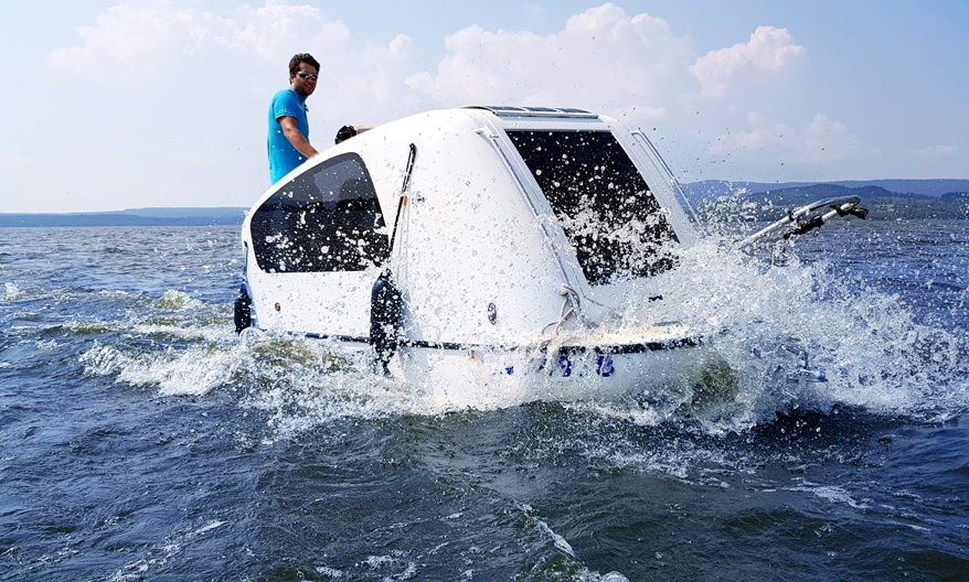 Sealvan: Der Traum vom schwimmenden Luxus Wohnwagen wird wahr